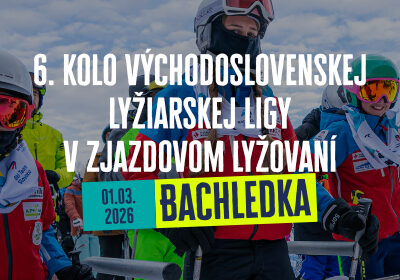6. kolo Východoslovenskej lyžiarskej ligy v zjazdovom lyžovaní – 01.03.2026