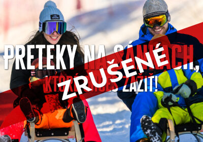 Preteky na sánkach, ktoré chceš zažiť! – 15.02.2026 – PODUJATIE ZRUŠENÉ