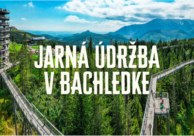 Otváracie hodiny strediska a jarná údržba v Bachledke